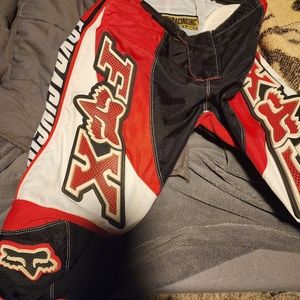 Fox 180 youth racing pants size 12/14 and thor racing shirt youth medium